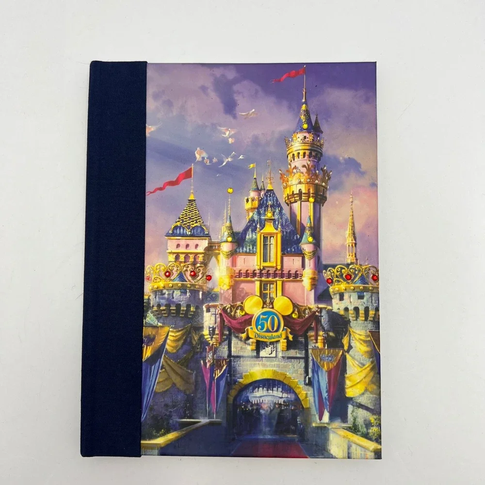 Disney Castle Bejewelled Journal 50th Anniversary Disneyland Blue Navy‎ Notebook